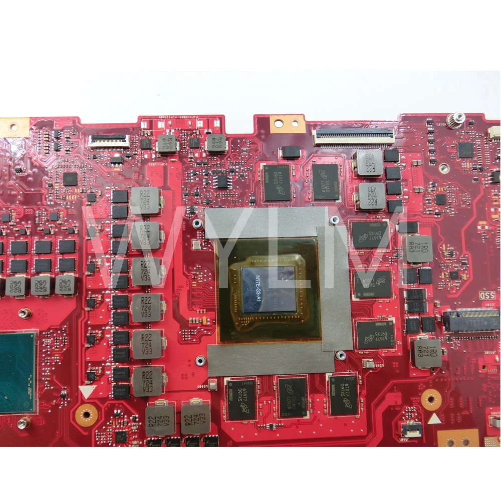 GX800VHK с I7-7820HK процессором GTX1080 16 Гб материнская плата REV3.0 для ASUS GX800VH Материнская плата ноутбука протестированная Рабочая