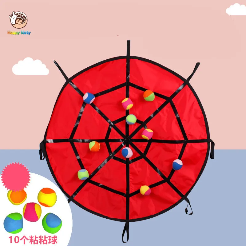 Happymaty Funny Dart Board Kindergarten Throwing Sticky Ball Indoor