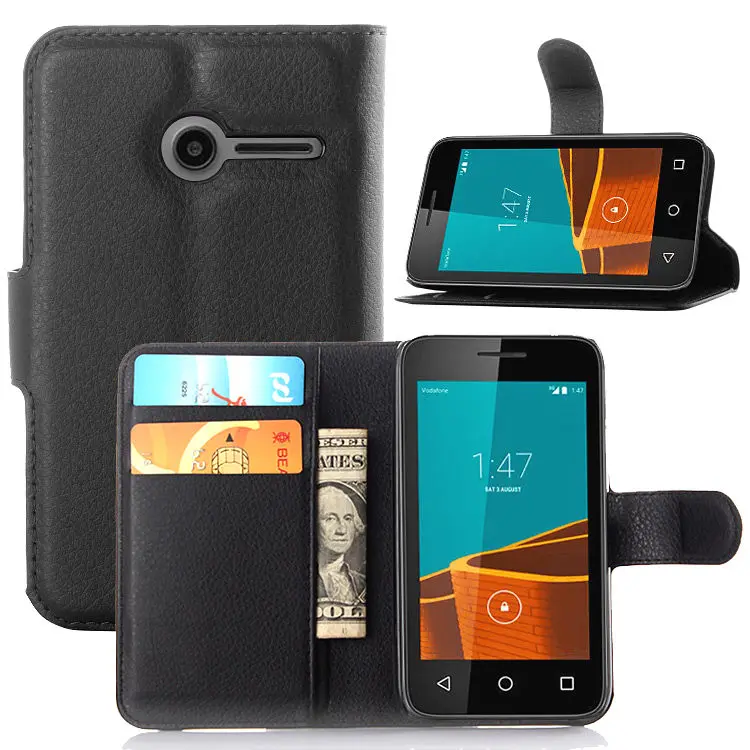 BrankBass High Quality PU Leather Flip Case For Vodafone