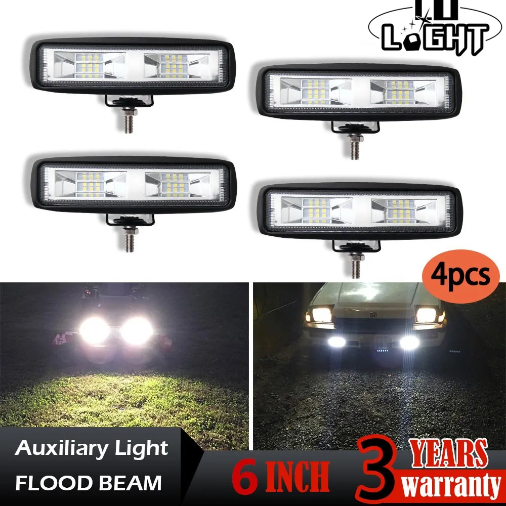 CO LIGHT 6 дюймов светодиодный рабочий свет 40 Вт прожектор авто фары DRL светодиодные
