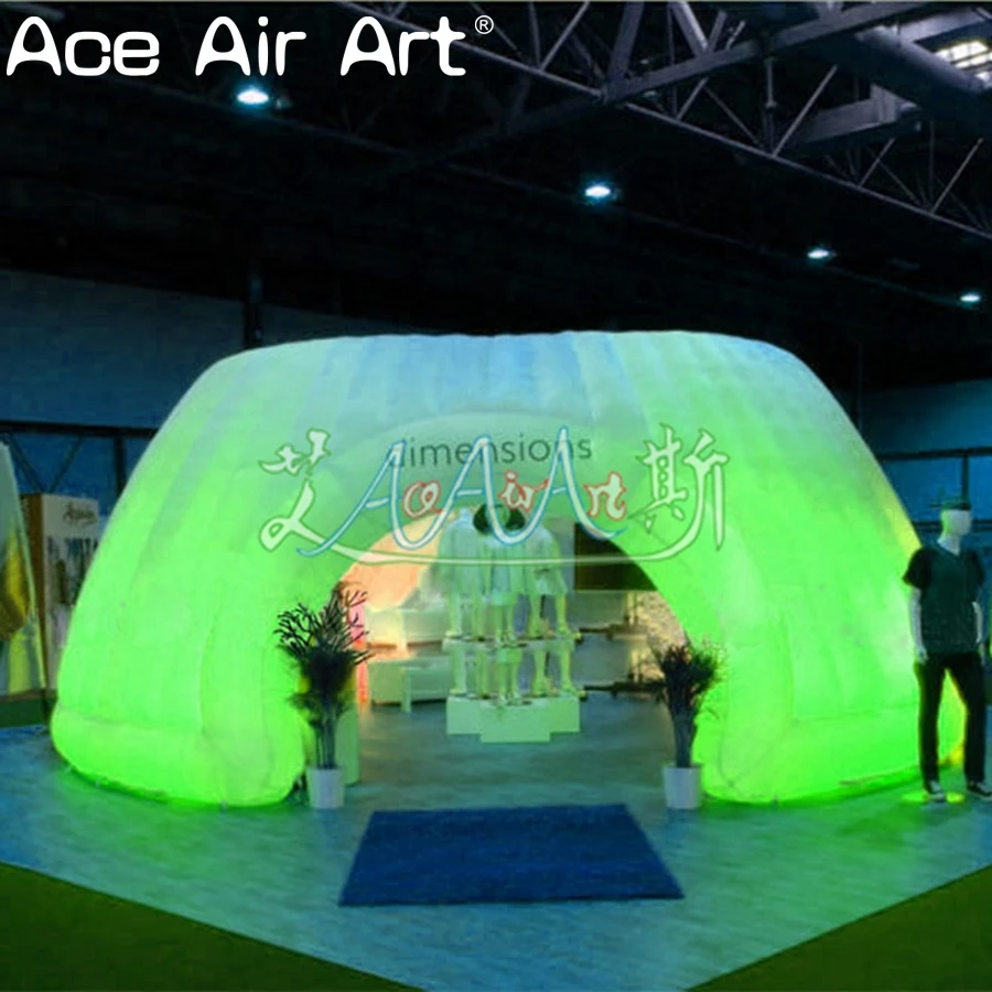 Led lighting marquee inflatable office tentinflatable office structure tent for product display