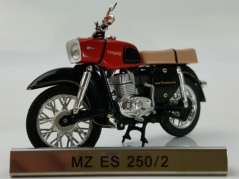 Tlas 1:24 MZ ES 250/2 мотоцикл сплав автомобиль игрушки для детей Детские игрушки модель подарок оригинальная коробка