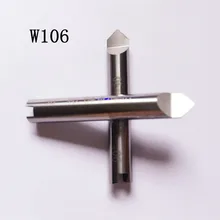 W106 твердосплавная ямочная фреза 90 градусов 0,6 мм наконечник лопата сверла заменить SILCA TRIAX QUATTRO ключ режущие машины [5 шт./лот]