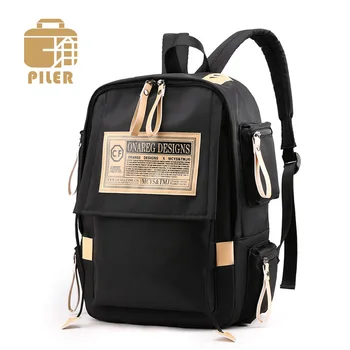 

Large Men Vintage Laptop Backpack Computer School Backpacks Men Women Nylon Oxford College Student School Bags Travel Rucksack