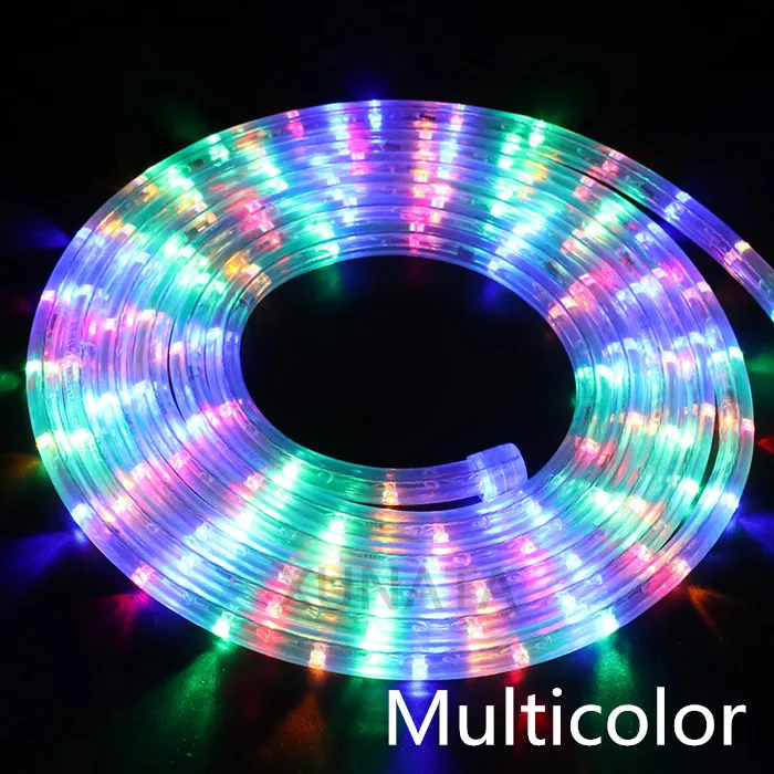 thumbnail image 1 of Tira de luces LED de 220 V, resistente al agua IP67, letrero de neón, luz LED para decoración de fiestas navideñas, cuerda de luces con tubo de arcoíris para exteriores, 1 of 5