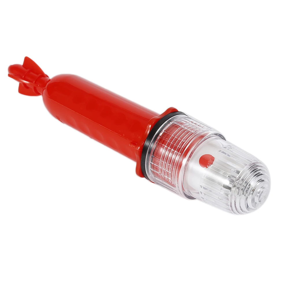 

L# Fishing Float Led Light Red White Ocean Sea Night Fishing Attraction Attract Light Fishing Rod Vertical Buoy Bobber Tackle