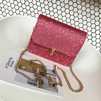 

031519 new hot lady girl small flap bag female fashion messenger bag