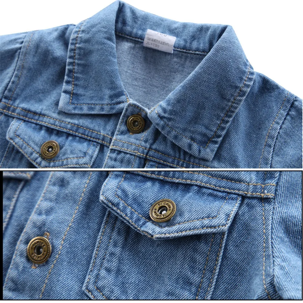 Cabolsa de Bebê Transporte da Gota Crianças Jaqueta Denim Meninos Buraco Quebrado Jean Jaquetas Meninas Roupas Outerwear Casual Primavera Outono 4 jaquetas meninas crianças roupas casaco de bebê