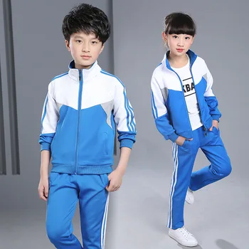 

Children's clothing 2019 new spring autumn long-sleeved sports suit jacket + pants 4 6 8 10 12 14 16 years old baby girl clothes