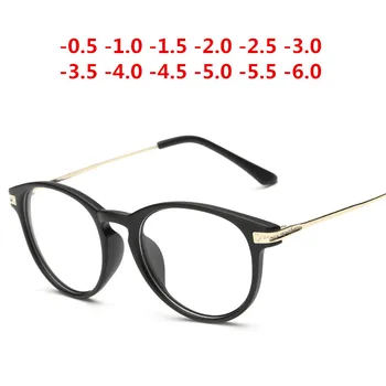 

Matte Black Retro Finished Myopia Glasses Nearsighted Diopter Glasses Myopia Glasses 1.0,-1.5,-2.0,-2.5,-3.0,-3.5, -4.0,~ -6.0