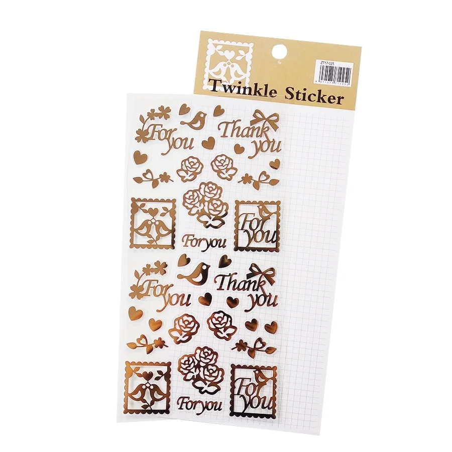 1 упак./лот Golding Twinkle ежедневные декоративные наклейки Скрапбукинг палка этикетка