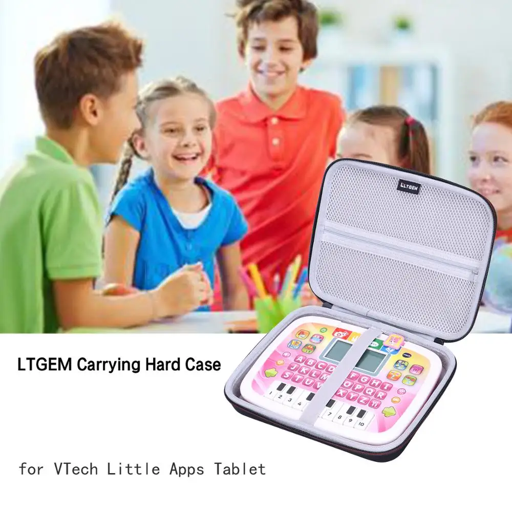 LTGEM EVA черный Переносной жесткий футляр для планшета VTech Little Apps