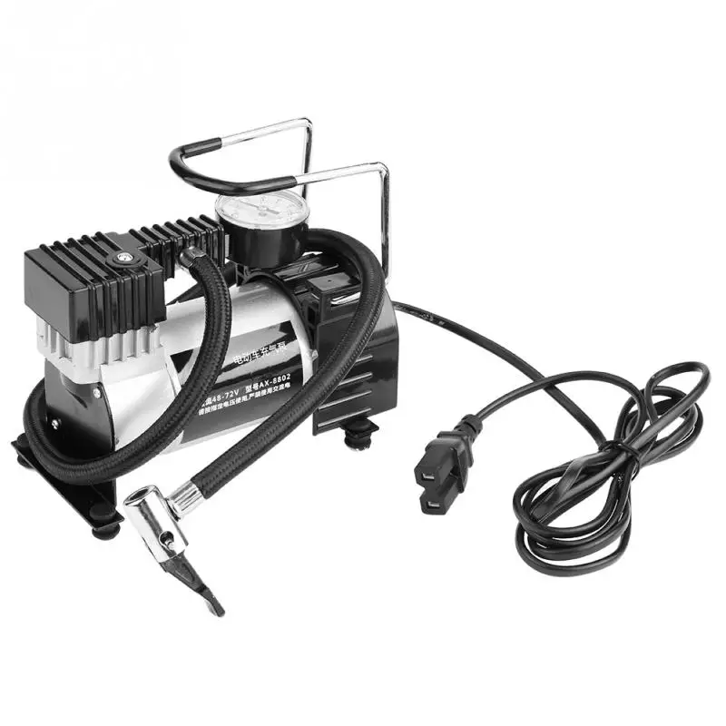 

12V Portable Electromobile Battery Powered Air Compressor Electric Tire Inflator Pump 100PSI for Outdoor Emergency