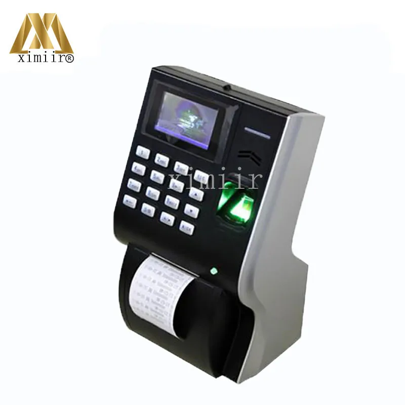 LP400 Fingerprint Time Attendance With Thermal Printer TCP/IP USB Biometric Time Attendance Time Clock For Office Factory