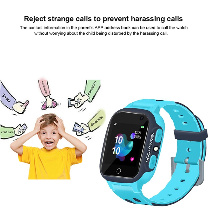 Boy Girl Lovely Smart Watch LBS Location GSM Locator Waterproof SOS Call Kids Child Gift Smartwatch Voice Chat Phone