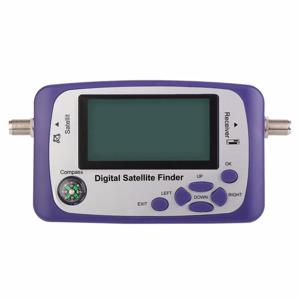 

Digital Displaying Satellite Finder Meter Satfinder TV Signal Receiver Sat Decoder Satlink Receptor Buzzer LCD FTA Dish