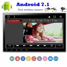 Беспроводная камера в комплекте! Android 7 1 Стерео DVD CD 2 Din головное