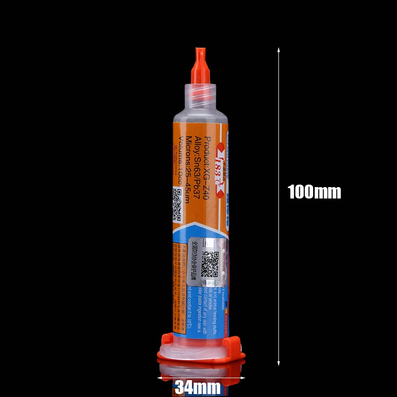 Механик XG-Z40 олово для пайки паста Sn63/Pb37 25-45um флюс паяльной пасты 183 градусов температура плавления для мобильного телефона инструменты для ремонта