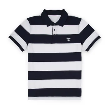 

Mens Breaking Bad Heisenberg Embroidered Knit Striped Short Sleeve Polo Shirts