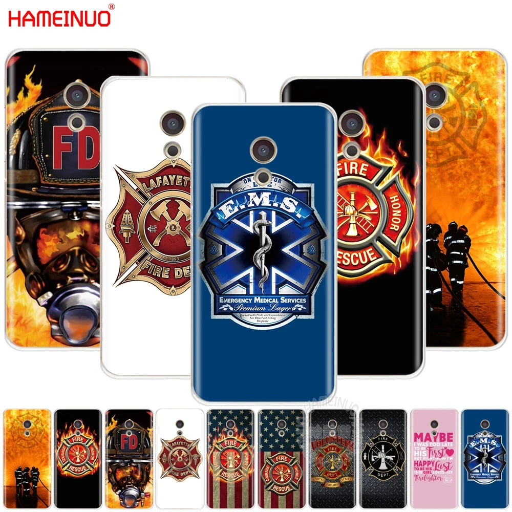 

HAMEINUO Firefighter Fireman Fire EMS Rescue Cover phone Case for Meizu M6 M5 5S M2 M3 M3S MX4 MX5 MX6 PRO 6 5 U10 U20 note plus