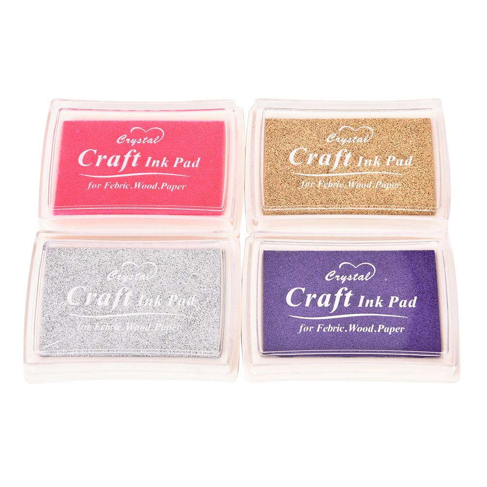 

Homemade DIY Gradient Color ink Pad Multicolour Inkpad Stamp Decoration Fingerprint Scrapbooking Accessories