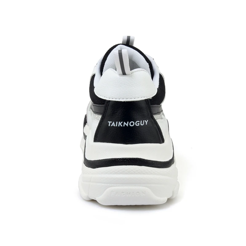 À Flambant 35 39 Noir Printemps Patckwork Neuf blanc Appartements Lacets Cuir Sarairis Femme Décontracté Bout Taille Chaussures Arrondi En Populaire Véritable xCeBdor