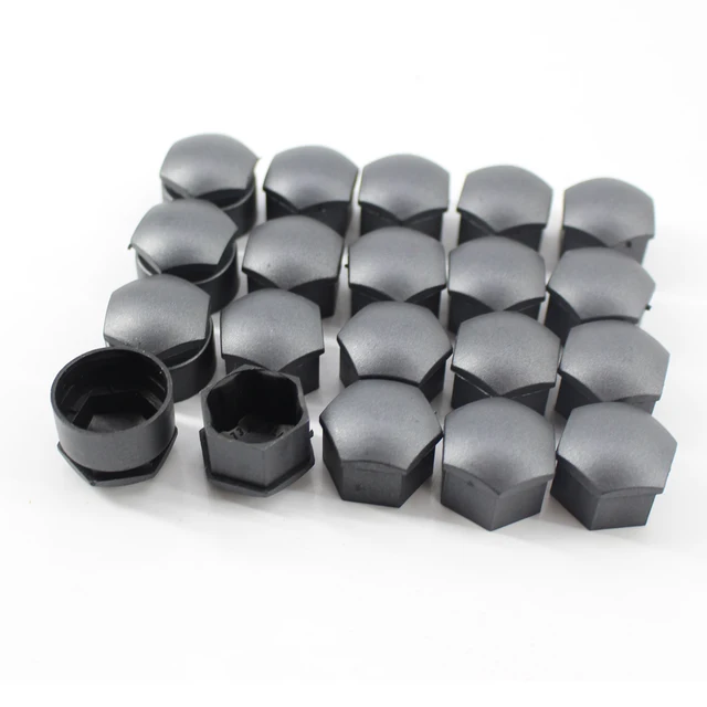 SUGERYY 17mm Locking Wheel Lug Bolt Center Nut Screw Bolt Protection Covers Caps For Audi A4 A5