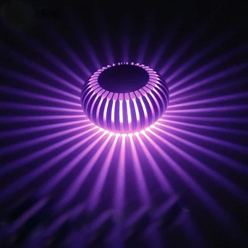 

Modern Creative Lantern 3W LED Backdrop Lights Colorful Aluminum Flush Mount Lighting Fixtures For Bar KTV Ceiling Lamp CL201