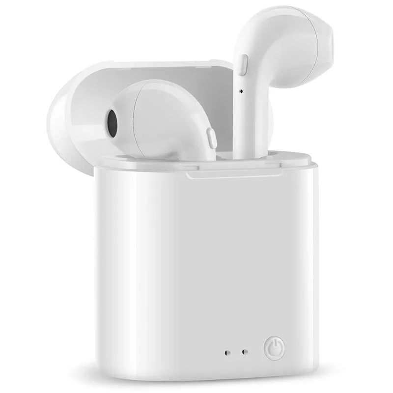 I7s TWS Мини Bluetooth Беспроводные наушники с зарядным устройством спортивные