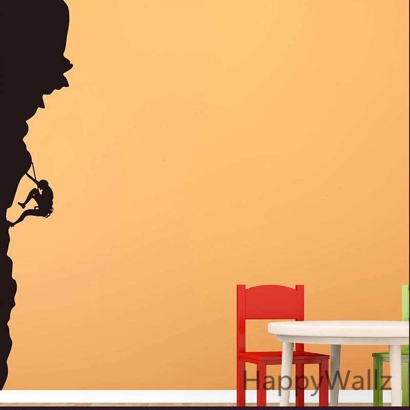 

Mountain Climbing Wall Sticker Sports Wall Decal DIY Decorating Vinyl Wall Art Rock Climbing Wall Art Decals S4