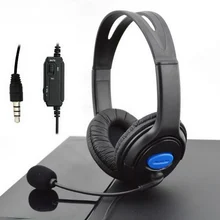 3.5mm Wired Earphone Gaming Headphones Headband Game Headset With Mic for PS4 Sony PlayStation 4 /PC Computer 3.5mm Wired Earphone Gaming Headphones Headband Game Headset With Mic for PS4 Sony PlayStation 4 /PC Computer