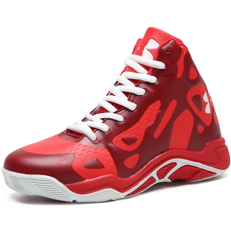 

Children's High Basketball Shoes PU Shock Basketball Shoes Students Feet 23cm