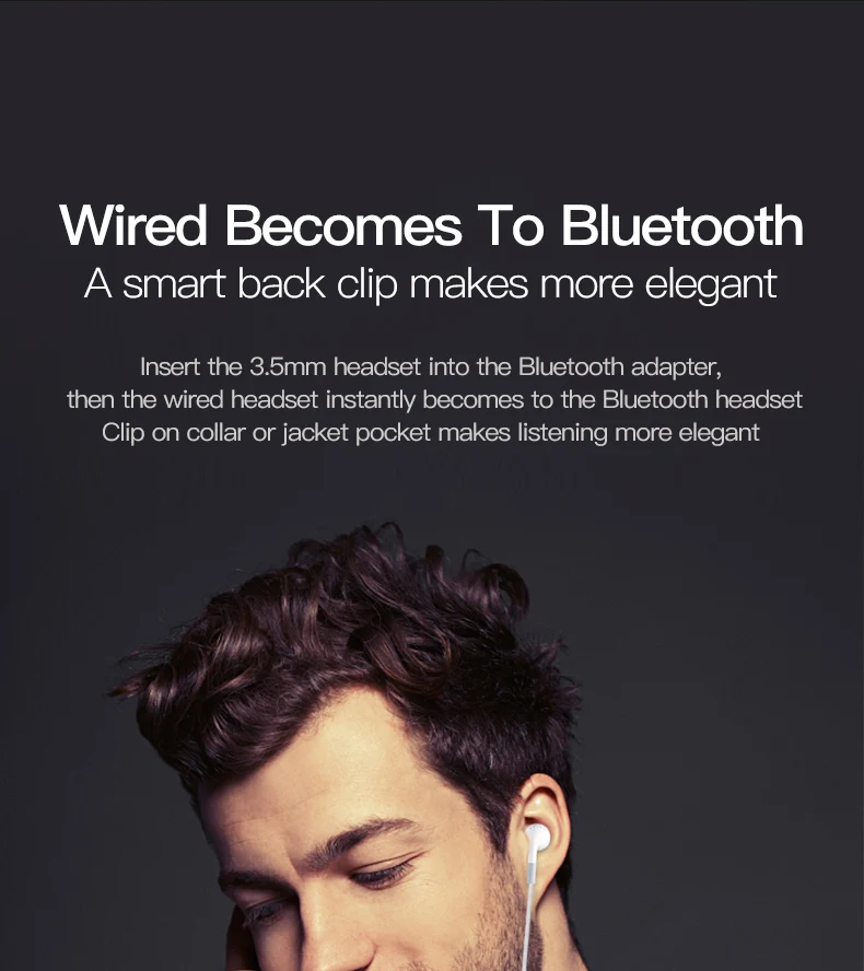 Хэндс-фри A2DP Bluetooth с разъемом подачи внешнего сигнала AUX 3,5 мм Джек музыкальный ресивер, автомобильный набор, свободные руки, Беспроводной Динамик адаптер для подключения наушников для Xiaomi iPhone 7