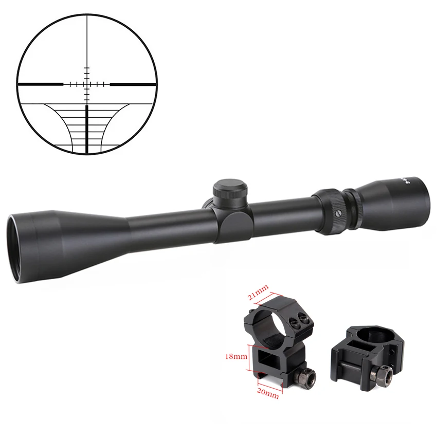 

SPINA 3-9X40 Hunting Air Rifle Scope Wire Rangefinder Reticle Crossbow Reticle Riflescope Tactical Optical Sights