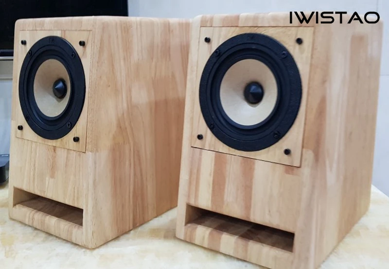 IWISTAO HIFI динамик пустой шкаф готовой лабиринт структура с дубовым деревом для 3/4 дюймов полный спектр динамик блок DIY