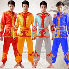 Новая барабанная одежда для выступлений Дракон танцевальное платье мужской Барабан с поясным ремнем Одежда для взрослых квадратный танец Yangge платье национальная одежда