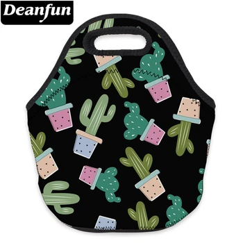 

Deanfun Women Lunch Bag 3D Printing Cactus for Food Package with Zipper Neoprene 73096