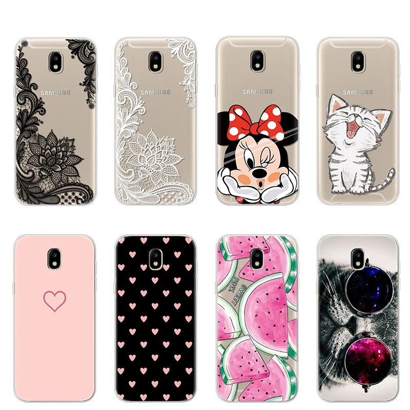 

Cat Case for Samsung Galaxy J5 2017 Case J530 Ultra Thin Soft Silicone TPU Protective Fashion Transparent Back Bags Cover Coque