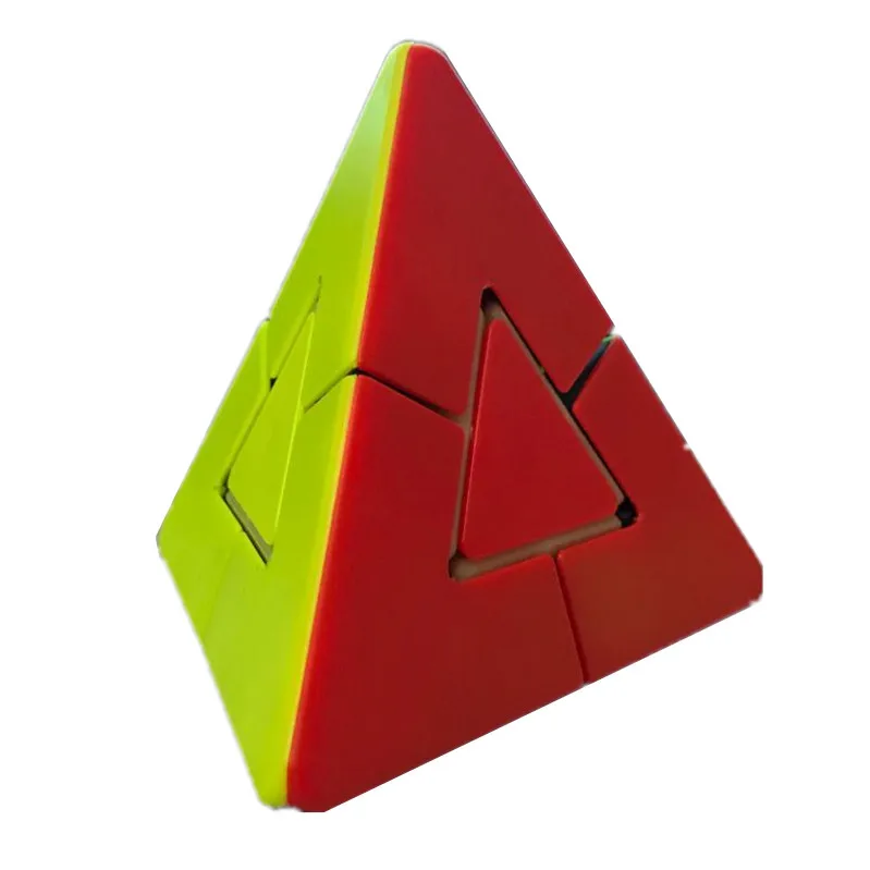 

Lefang 2x2 Strange Shape Pyramid Magic Cube Brain Teaser Puzzle Cube Educational Toy For Children