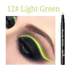 DNM 12 kolorowy matowy płynny eyeliner czarny fioletowy niebieski długotrwały wodoodporny kolor delidiador De Ojos TSLM2(China)