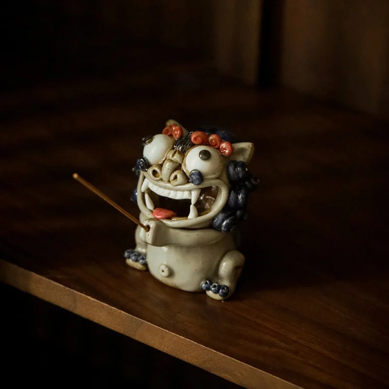 TANGPIN ручной работы керамический Чай Домашние животные китайский лев милый фарфор чайники Китайский Чай Аксессуары - Цвет: Style C
