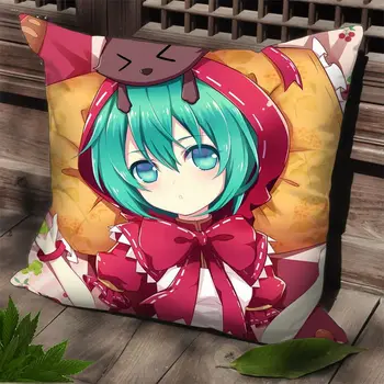 

Hobby Express Anime Dakimakura Vocaloid Hatsune Miku Square Pillow Cushion Case Cover SPC12