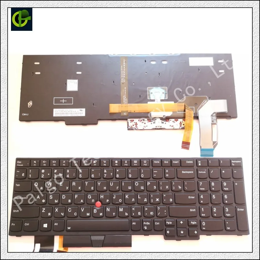 

Russian Backlit Keyboard for IBM Lenovo thinkpad E580 L580 RU 01YP680 01YP640 01YP560 SN5372BL