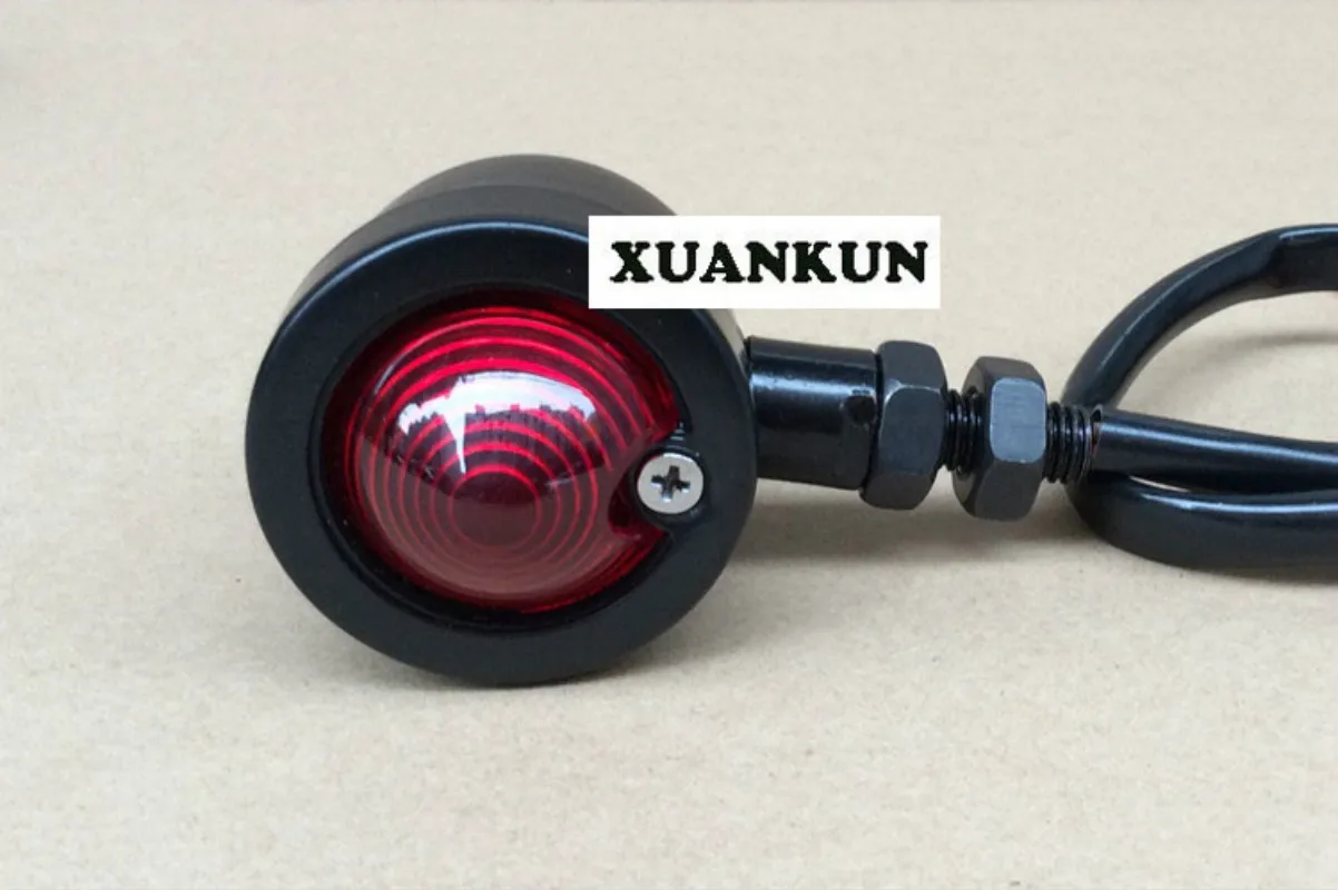 

XUANKUN CG125 Motorcycle Retro Retro Aluminum Rear Tail Lights Retro Brake Lights