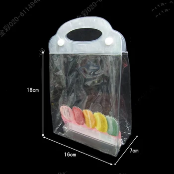

16*18 *7cm Waterproof clear pvc cosmetic bag with zipper.gift travel bags sample cosmetic bag (100piece\lot) Free shipping