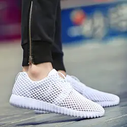 Air дышащая сетчатая обувь пара спортивные спортивная обувь Летние Бег Прогулки эспадрильи любителей моды открытый Tenis Zapatos Sapato