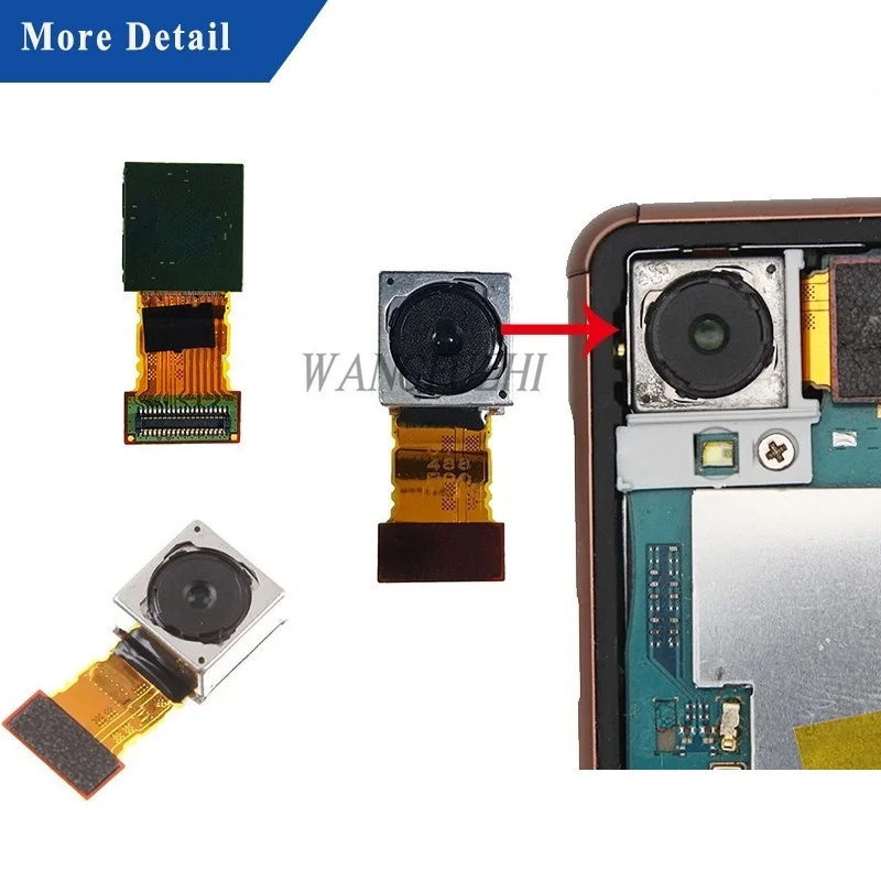 Новая Оригинальная компактная задняя камера для sony Xperia Z3; Камера заднего вида 20.7MP, запасная часть для Xperia Z3 Mini D5803 D5833