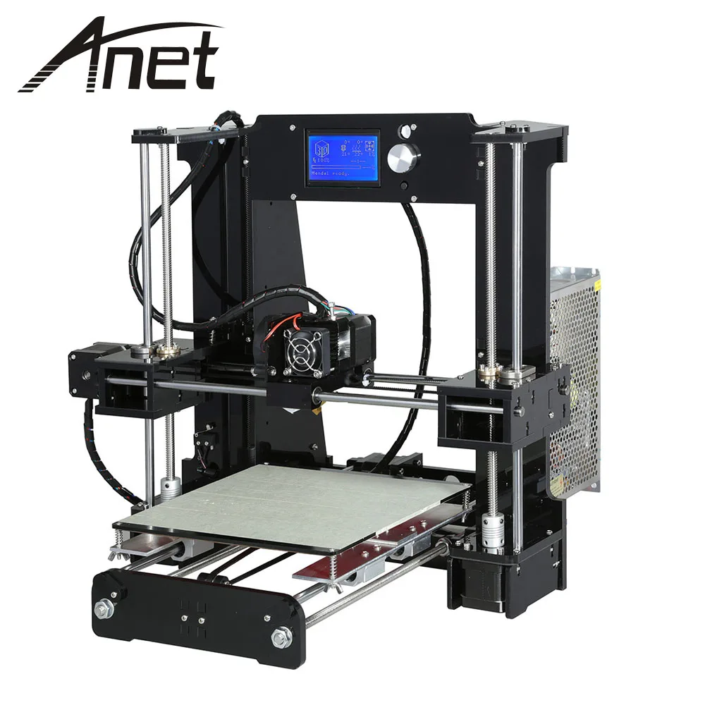 Ship from US 2017 Anet A6 A8 3D Printer Kit Big Size High Precision Reprap