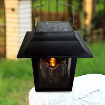 

LAIDEYI LED Solar Light Outdoor Garden Hang Lamp Candle Lantern Home Landscape lamp
