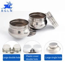 Bgln 1 шт., масляная палитра из нержавеющей стали с одним двойным отверстием, рисунок ковша, масляная живопись, масляная живопись, товары для рукоделия